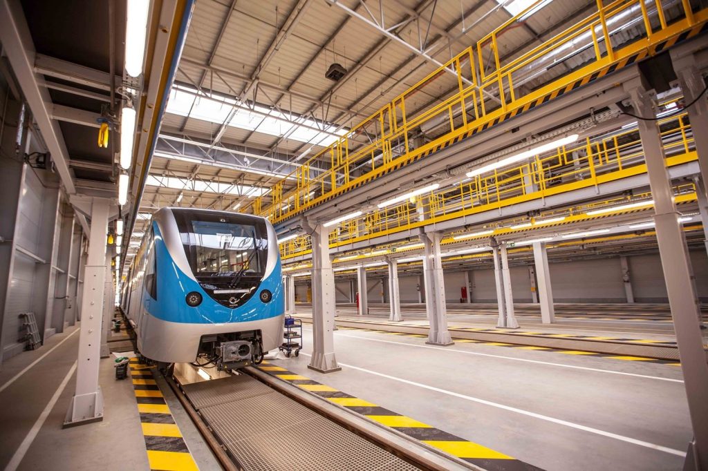 Hala testów i odbiorów Alstom Konstal